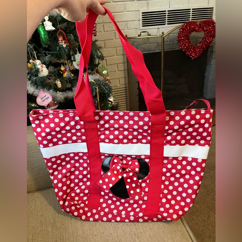 Disney Minnie Mouse polka dot tote bag